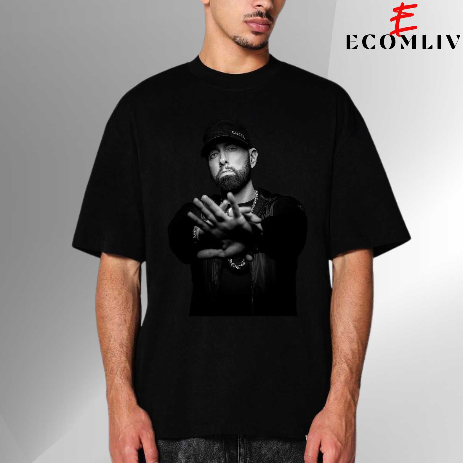 Eminem T Shirt, Streetwear Hip Hop Shirt